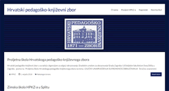 Desktop Screenshot of hpkz-napredak.hr