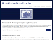 Tablet Screenshot of hpkz-napredak.hr